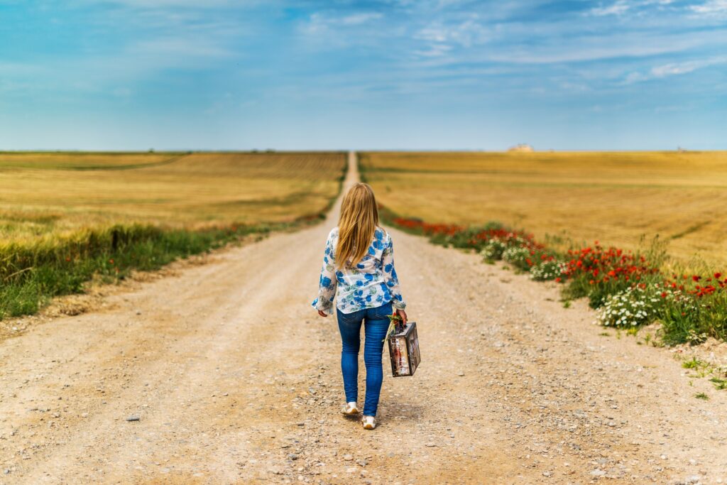 Leaving in field